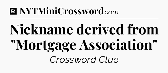 Nickname derived from 