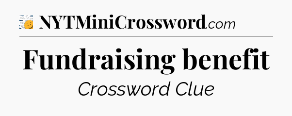 Fundraising benefit - 7 Little Words
