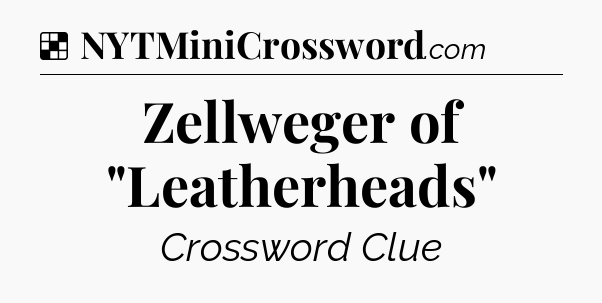 Solution: Zellweger of 