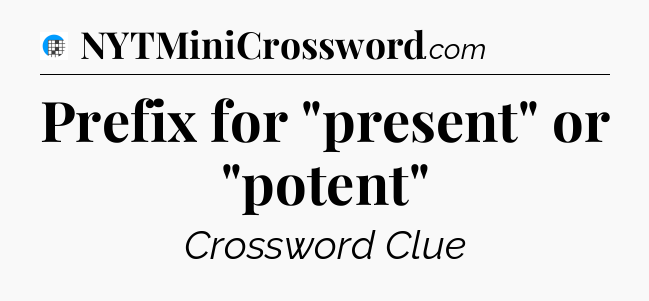 Prefix for 