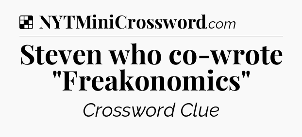 Solution: Steven who co-wrote 