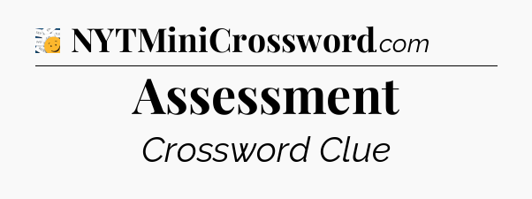 Assessment - 7 Little Words