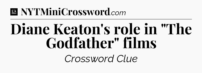 Diane Keaton's role in 