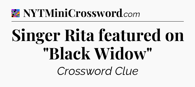 Singer Rita featured on 
