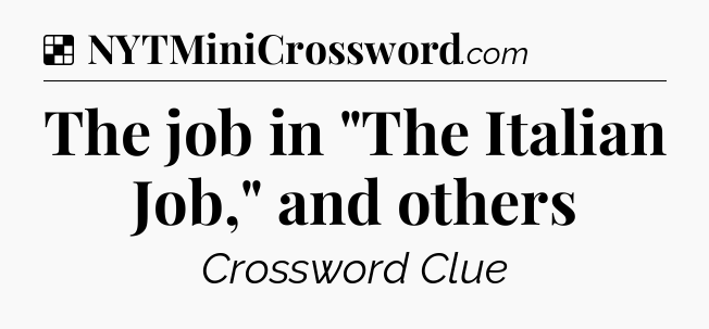 Solution: The job in 