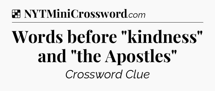 Solution: Words before 