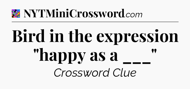 Bird in the expression 