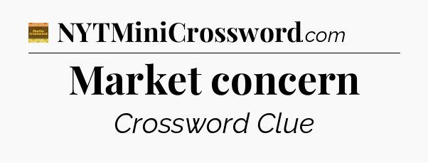 Market concern - Eugene Sheffer Crossword