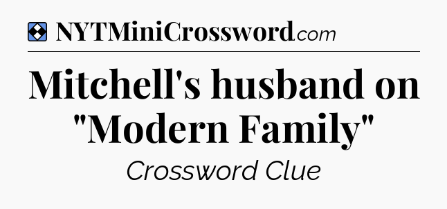 Solution: Mitchell's husband on 