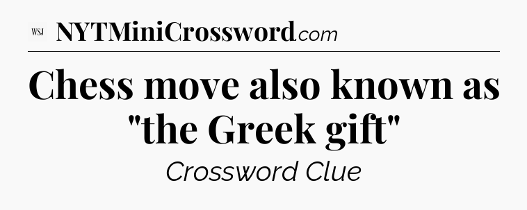 Chess move also known as 