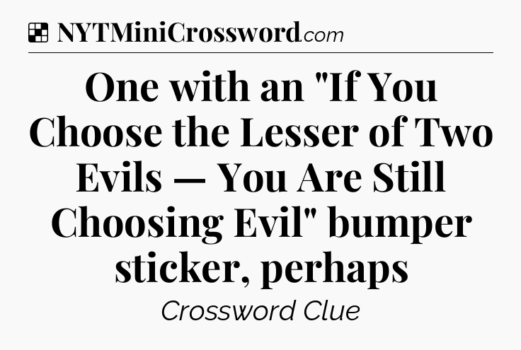 Solution: One with an 