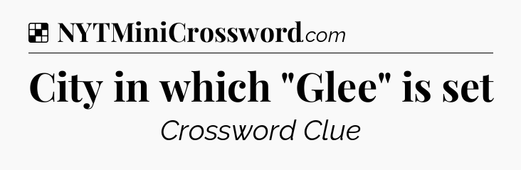 Solution: City in which 