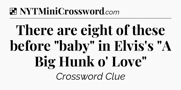 Solution: There are eight of these before 