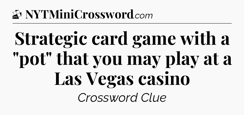 Strategic card game with a 