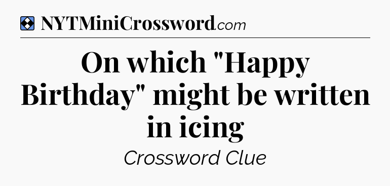 Solution: On which 