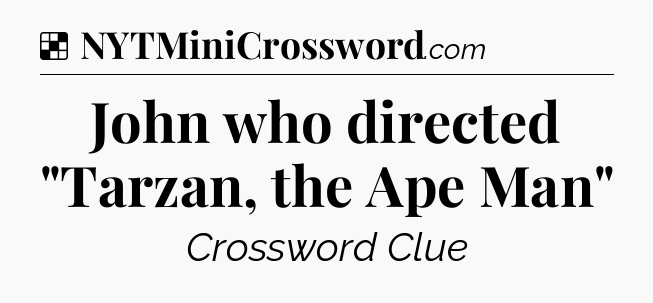 Solution: John who directed 