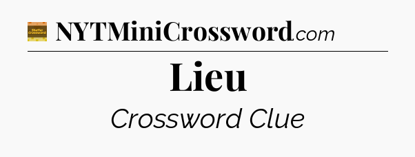 Lieu crossword clue Eugene Sheffer