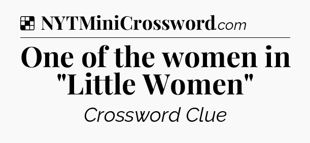 Solution: One of the women in 