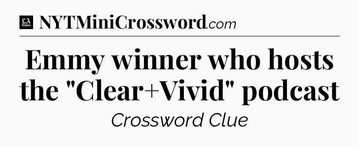 Emmy winner who hosts the 