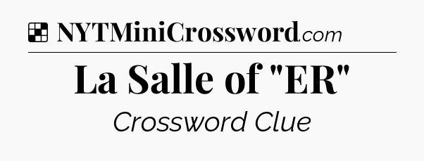 Solution: La Salle of 
