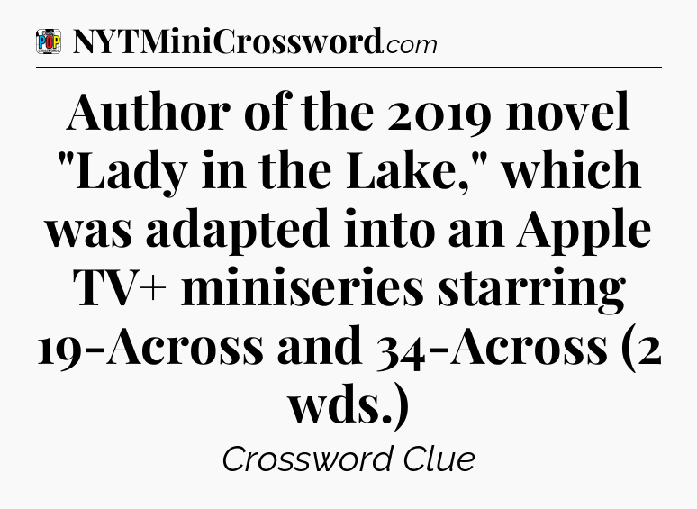 Author of the 2019 novel 