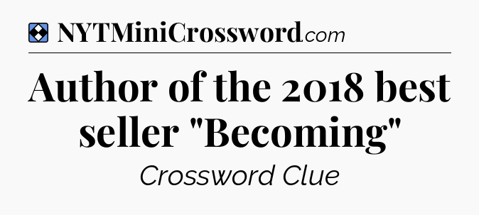 Solution: Author of the 2018 best seller 