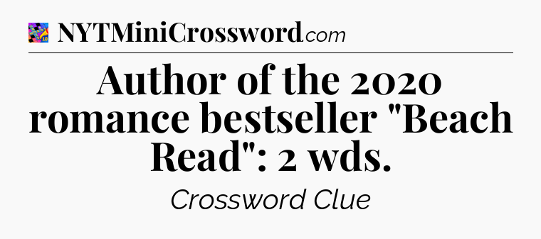 Author of the 2020 romance bestseller 