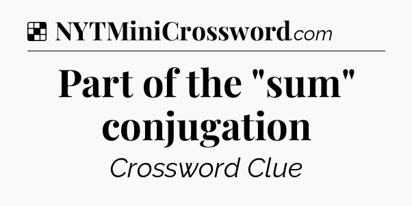 Solution: Part of the 