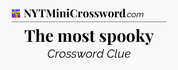 The most spooky Codycross