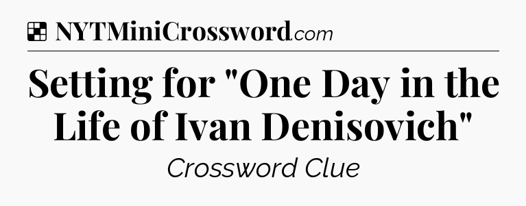 Solution: Setting for 