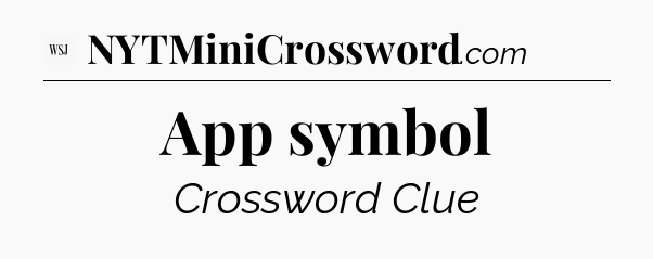 App symbol - WSJ Crossword