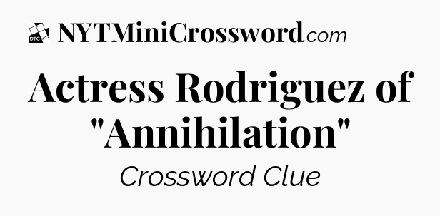 Actress Rodriguez of 