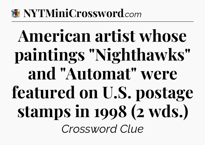 American artist whose paintings 