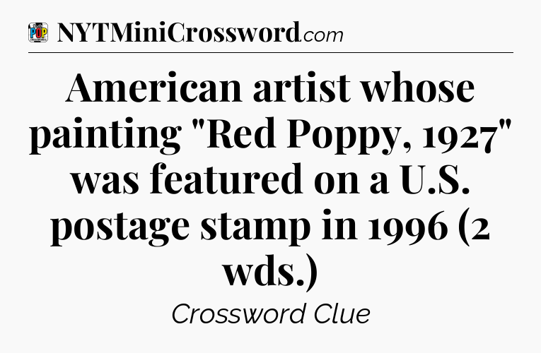 American artist whose painting 