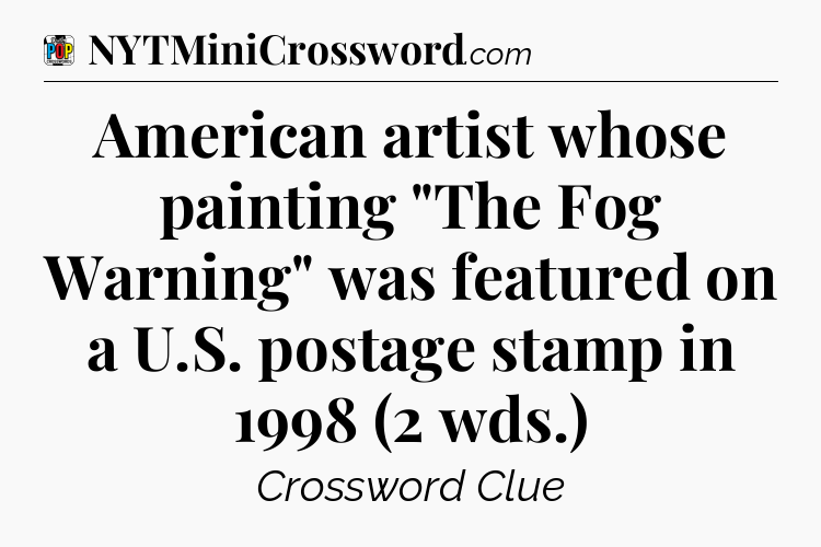 American artist whose painting 