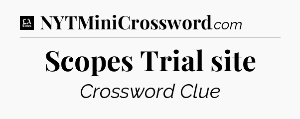 Scopes Trial site - LA Times Crossword