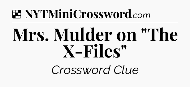 Solution: Mrs. Mulder on 