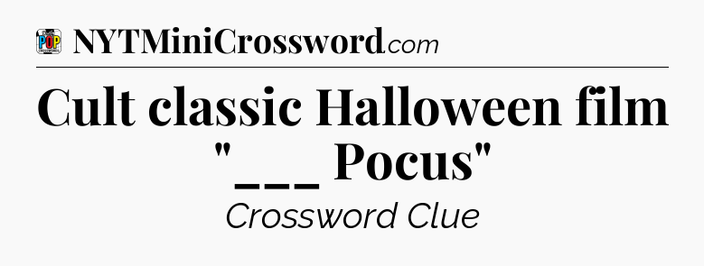 Cult classic Halloween film 