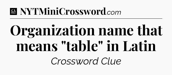 Organization name that means 