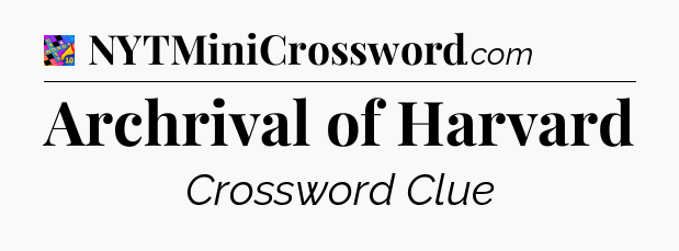 Archrival of Harvard Crossword Clue