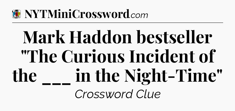 Mark Haddon bestseller 