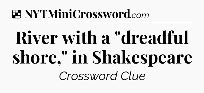 Solution: River with a 