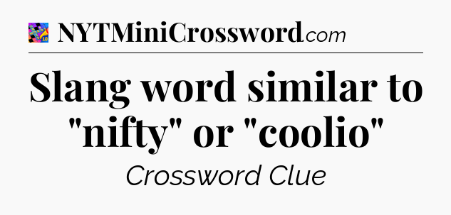 Slang word similar to 