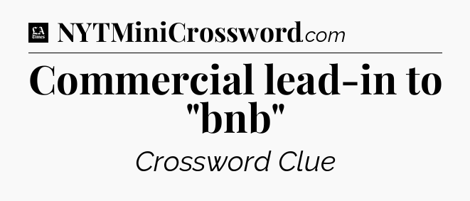 Commercial lead-in to 