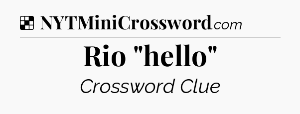Solution: Rio 
