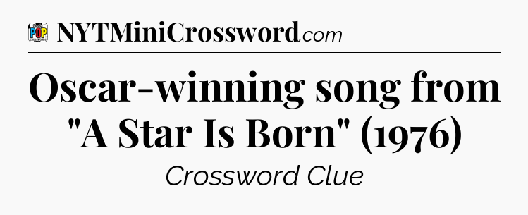 Oscar-winning song from 