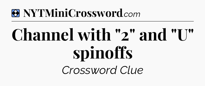 Solution: Channel with 