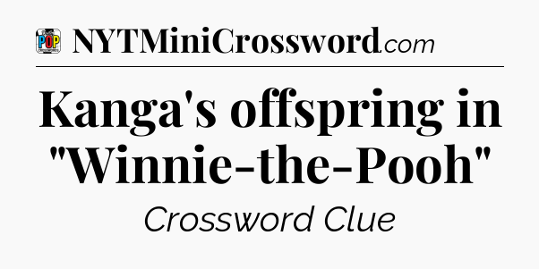 Kanga's offspring in 