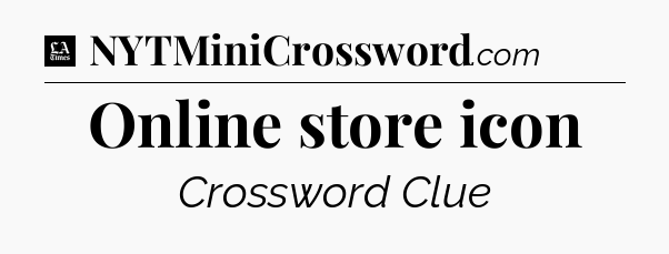 Online store icon - LA Times Crossword
