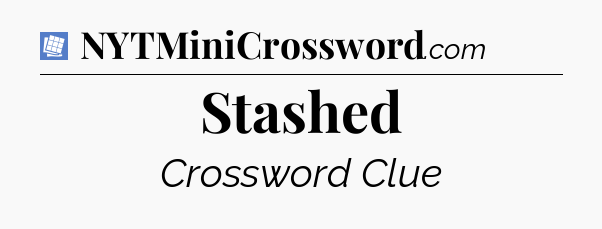 Stashed Puzzle Page Crossword Clue